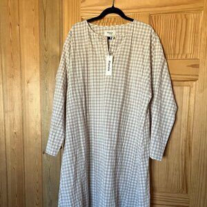 NWT Pietsie Oat Gingham Bal Caftan